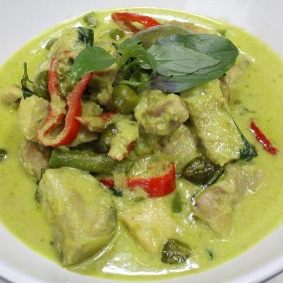Poulet au curry vert - แกงเขียวหวาน