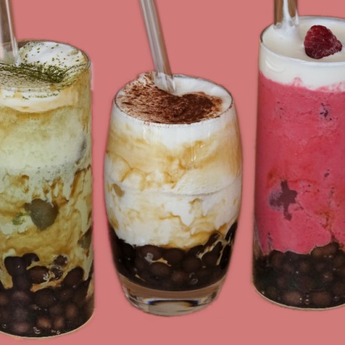 Bubble Tea - Au thé, au lait, au matcha ou aux framboises