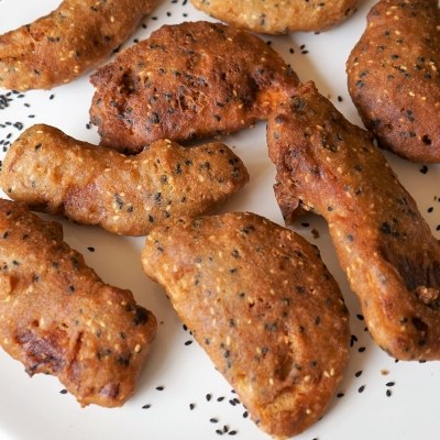 Beignets de Banane, de Patate Douce et de Taro