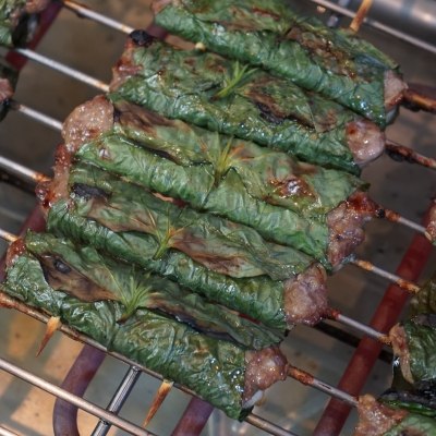 Brochettes de bœuf vietnamiennes 'Bo La Lot'