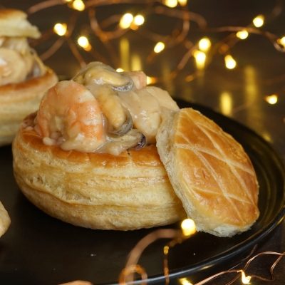 Bouchées à la reine aux fruits de mer