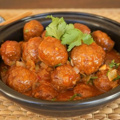 Boulettes de Porc Sauce Aigre-Douce