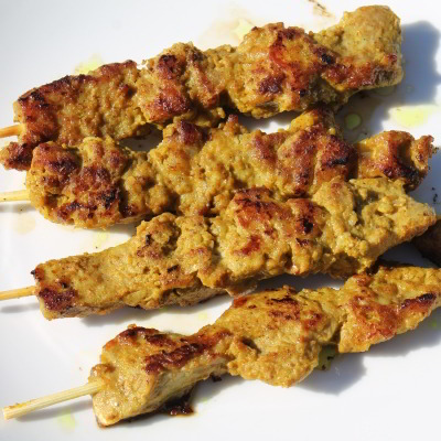 Mou Satay - Thai-Style Grilled Pork Skewers