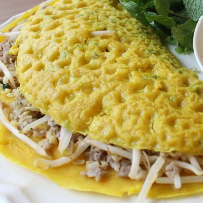 Banh Xeo Vietnamese Turmeric Crepe