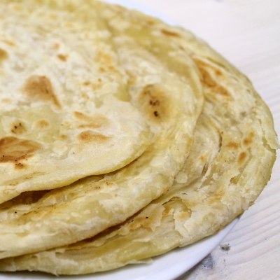 Butter Layered Pancakes - 蔥油餅 - Paratha