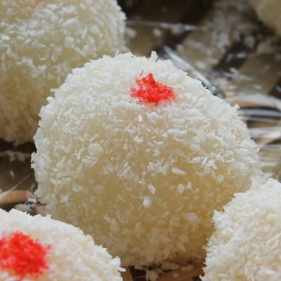 Snowballs with Mung Beans