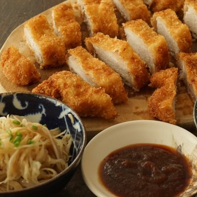 Breaded Pork Tonkatsu and Tonkatsu Sauce