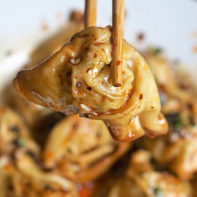 Raviolis Wontons à l'Huile de Piment