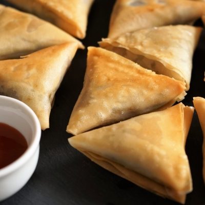 Beef & Onion Samosas