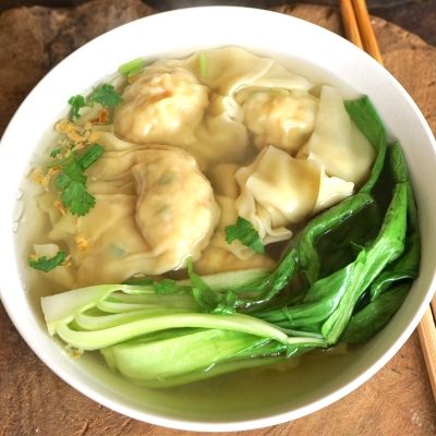 Chicken and Shrimp Wonton Soup