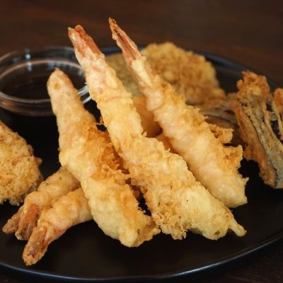 Tempura de Crevettes et de Légumes