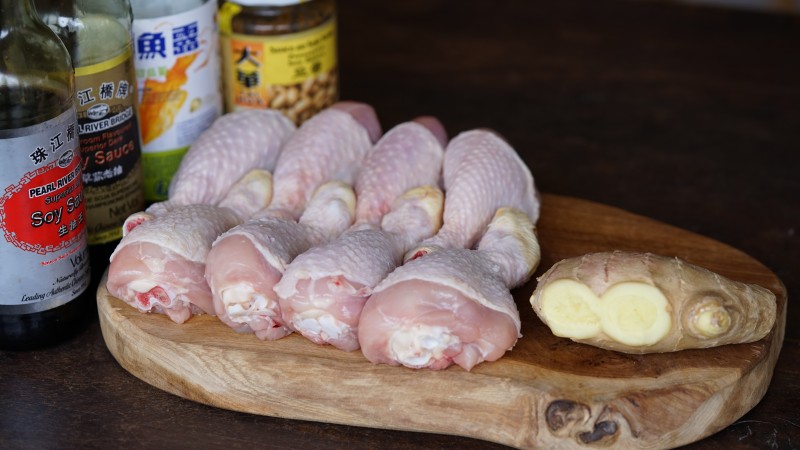 Pilons de poulet au gingembre - les ingrédients