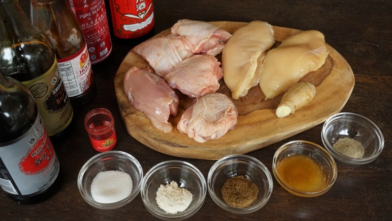 Chinese BBQ Chicken - Ingredients