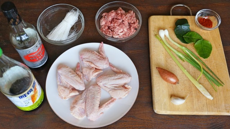 Stuffed Chicken Wings Ingredients