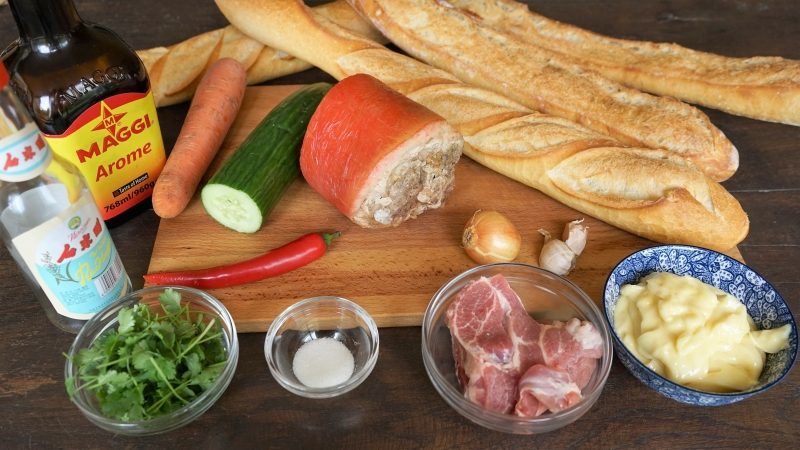 Banh Mi Ingredients