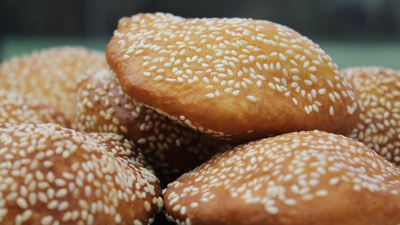 Beignets aux Sésames - Bánh Tiêu  咸煎饼