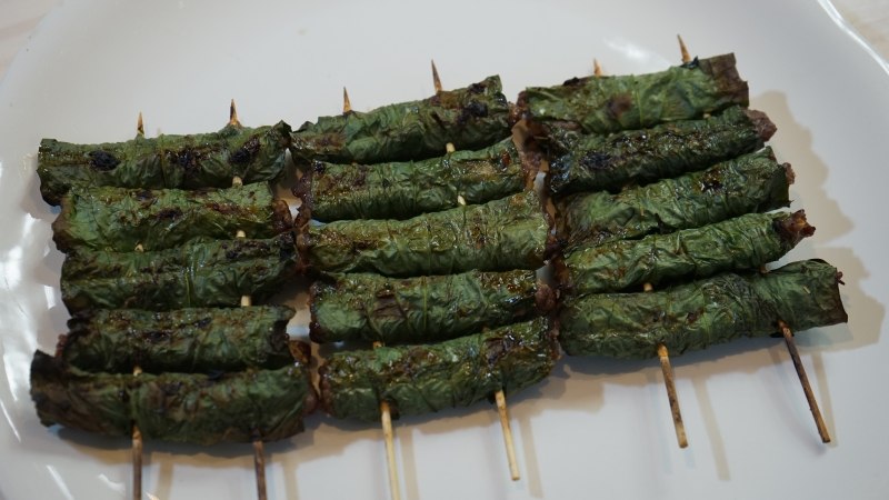 Brochettes de bœuf vietnamiennes 'Bo La Lot'