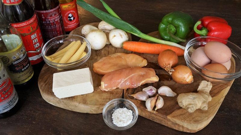 Upside-Down Bowl - Ingredients