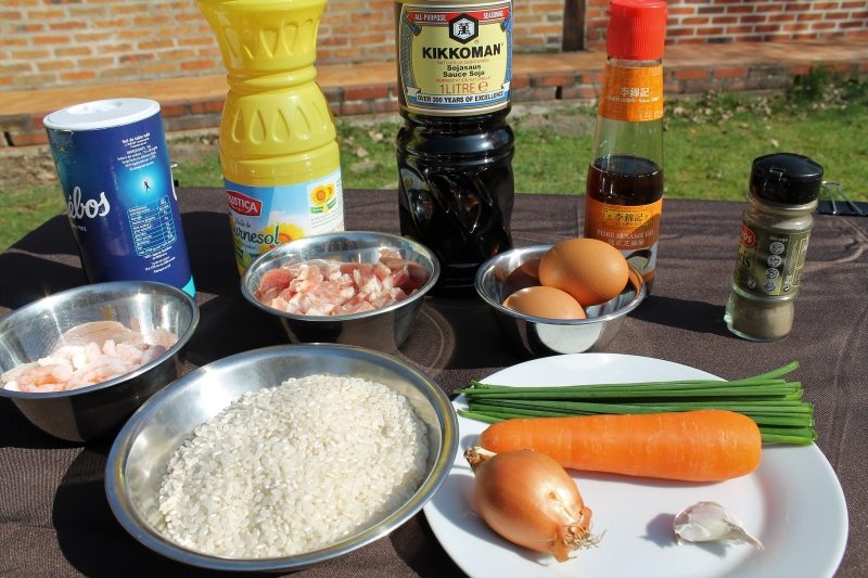 Chahan - Japanese Fried Rice Ingredients