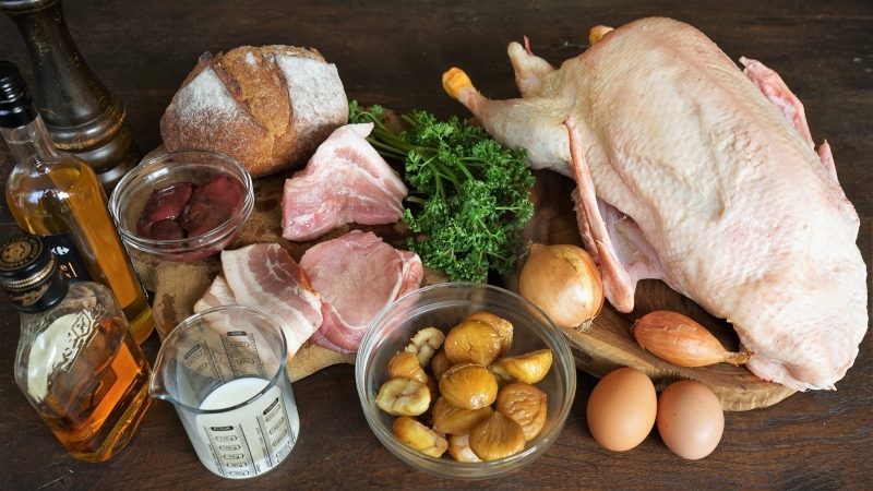 Meat Stuffing for Roasted Poultry Ingredients