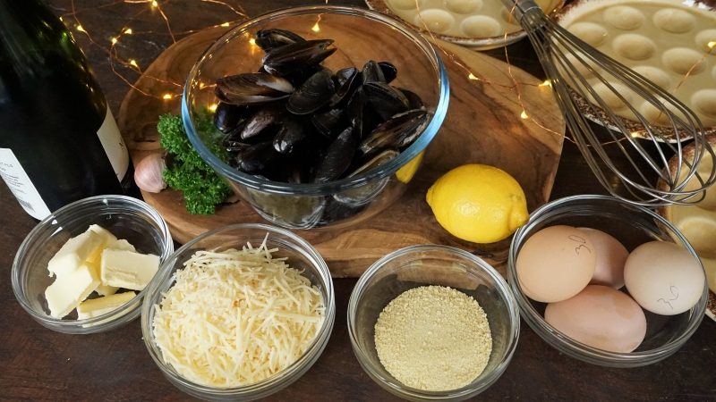 Ingrédients Moules gratinées au sabayon au champagne