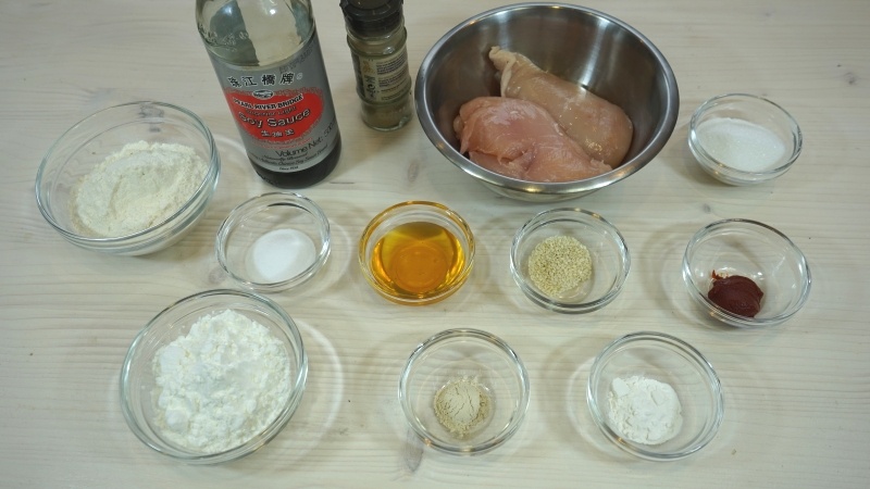 Honey Chicken Ingredients