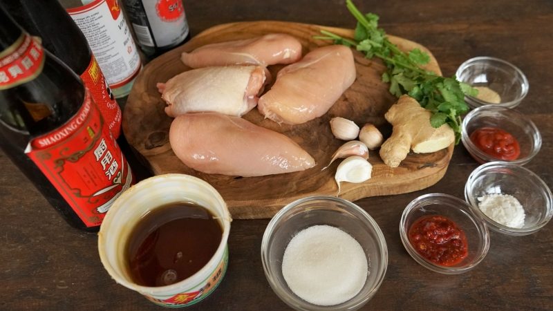 Ingrédients - Poulet croustillant à la sauce piquante façon traiteur chinois