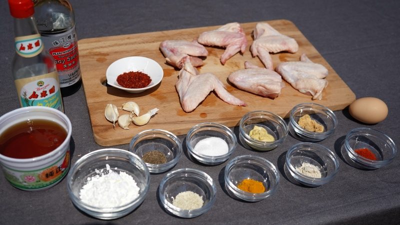 Korean Fried Chicken Wings Ingredients