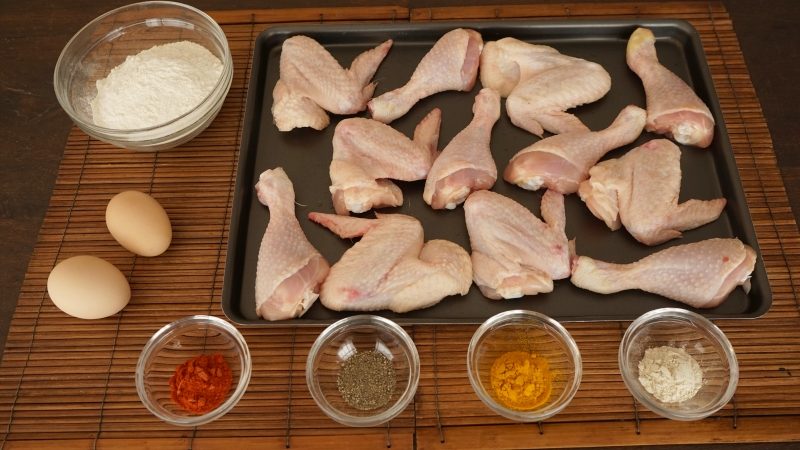 Fast Food Fried Chicken Ingredients