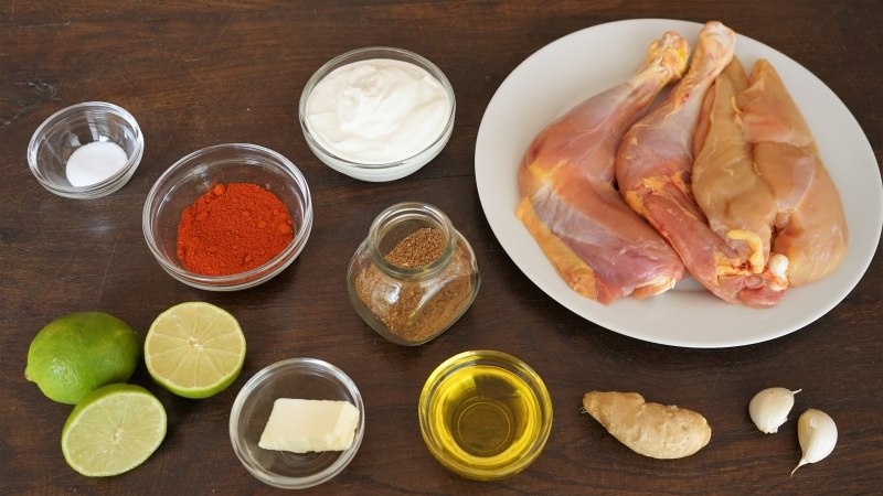 Tandoori Chicken Ingredients