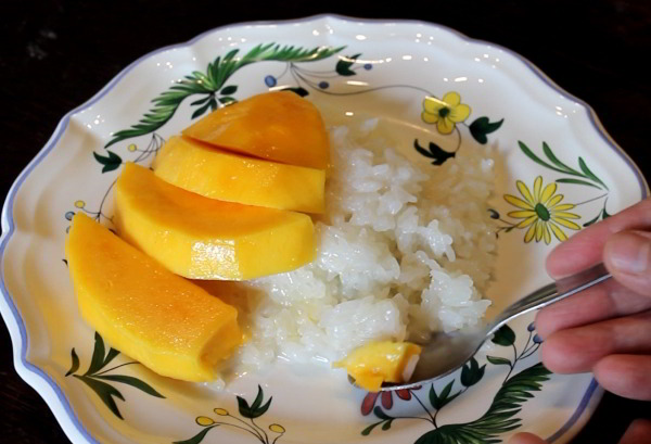 Recette Riz gluant mangue coco et autres recettes Chefclub daily