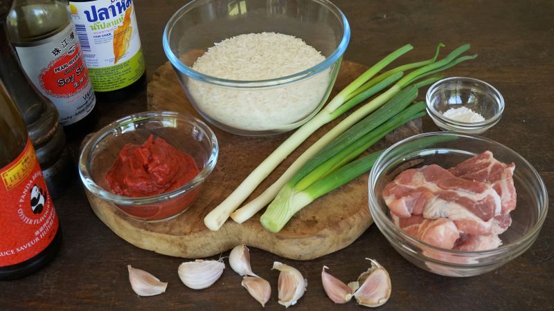 Tomato Fried Rice - Ingredients