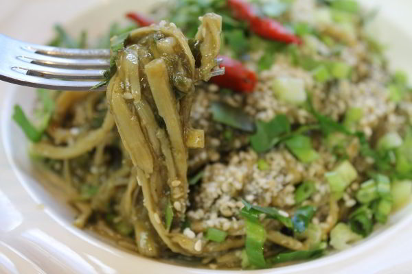 Lao Bamboo shoot salad - 'Soup Nor Mai' ສຸບໜໍ່ໄມ້