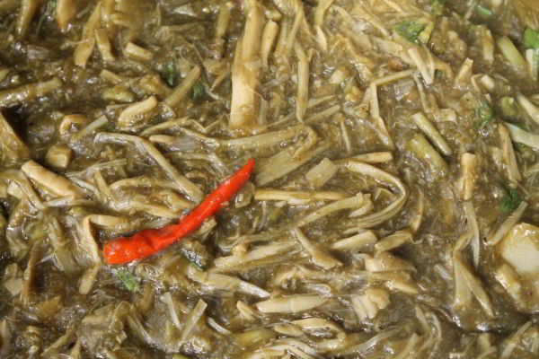 Salade de bambou laotienne - 'Soup Nor Maï' ສຸບໜໍ່ໄມ້ 