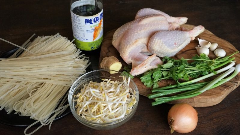 越南母鸡河粉汤做法材料