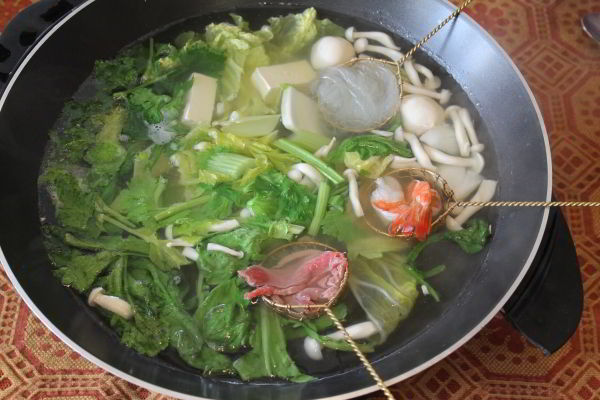 Fondue Sukiyaki version Laotienne