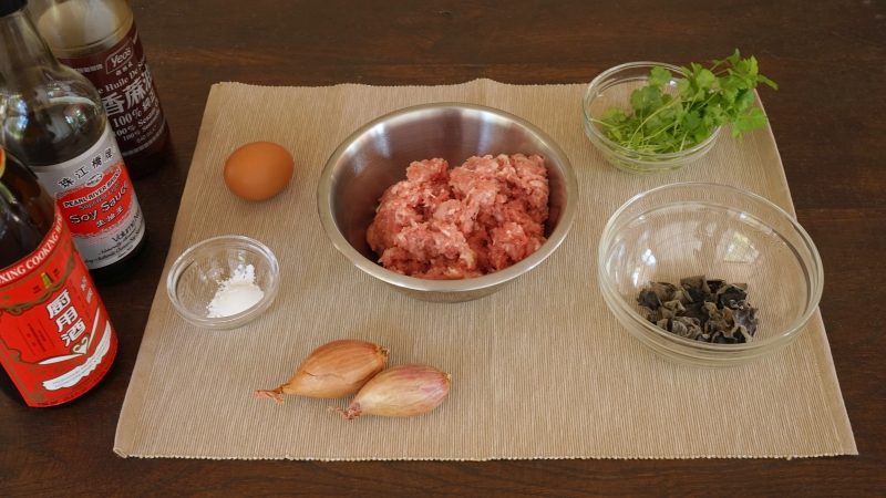 猪肉馅饼材料